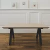 table de salon en bois massif de l'atelier artisanal français Boyet